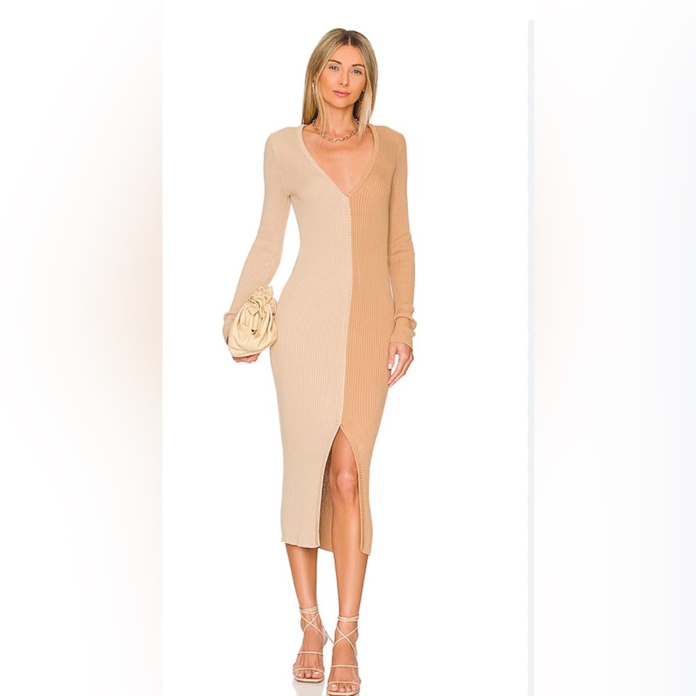 Monrow Color Block Dress